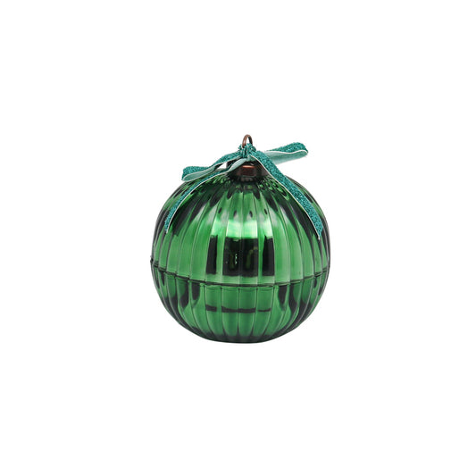 VELA ESFERA 11X12.7X11CM VERDE