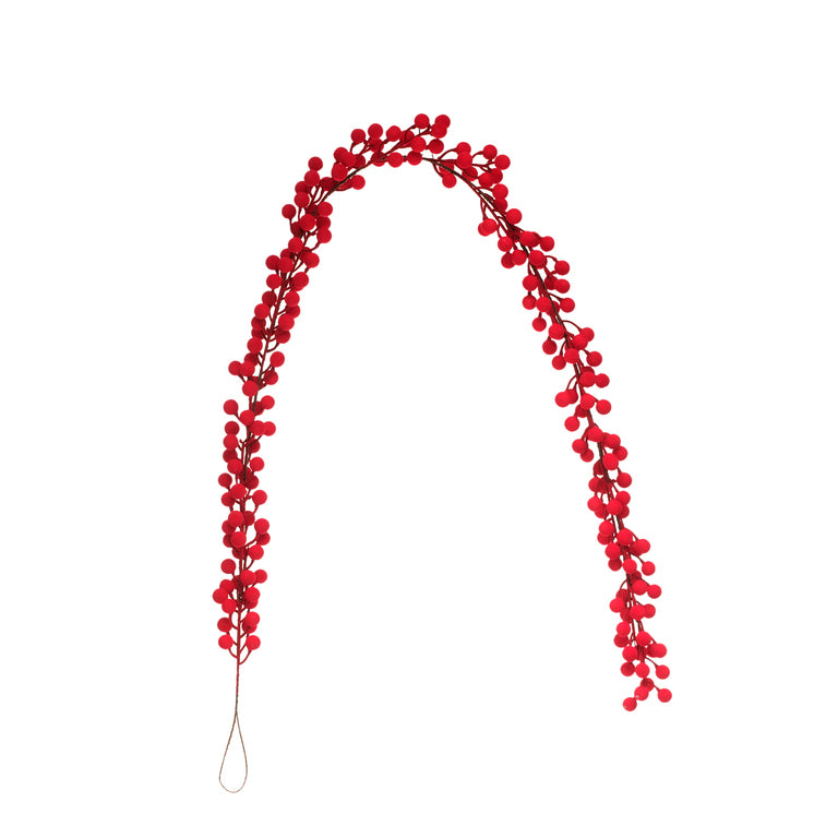 RELLENO NAVIDENO 7X175X6CM ROJO