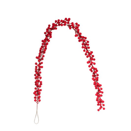 RELLENO NAVIDENO 7X175X6CM ROJO