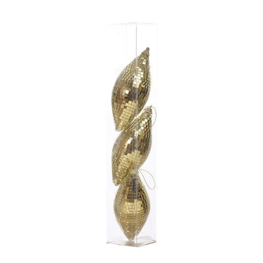 JGO 3 ESFERAS 7X15CM PVC DORADO