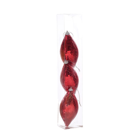 JGO 3 ESFERAS 7X15CM PVC ROJO