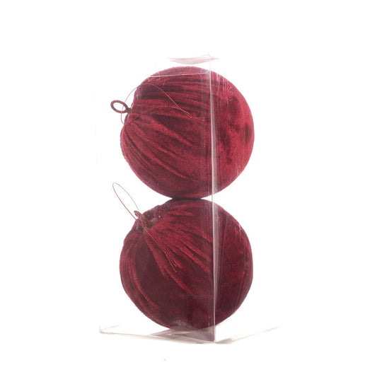 JGO 2 ESFERAS 12CM ROJO
