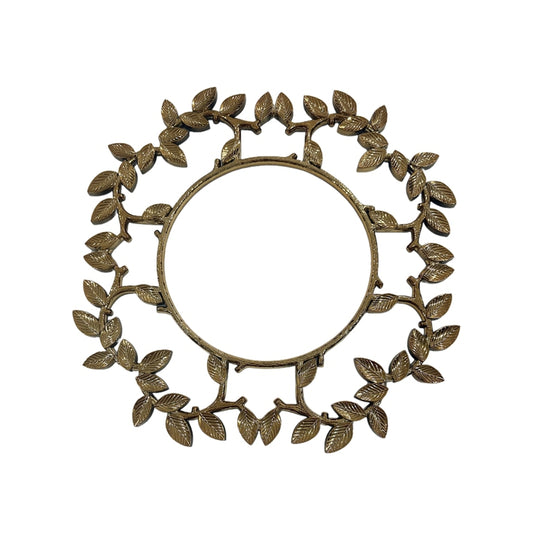 PORTA PLATOS 31.5X31.5X1.2CM DORADO