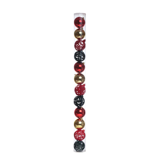 JGO12 ESFERAS 8CM BRIL-ESC TUBOPDQ