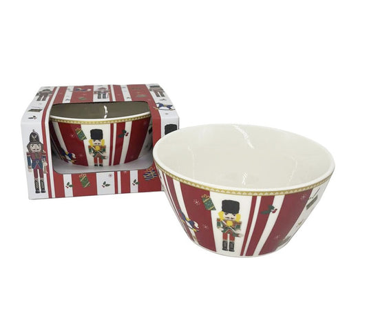 TAZON NAVIDENO 14CM ROJO-BLANCO