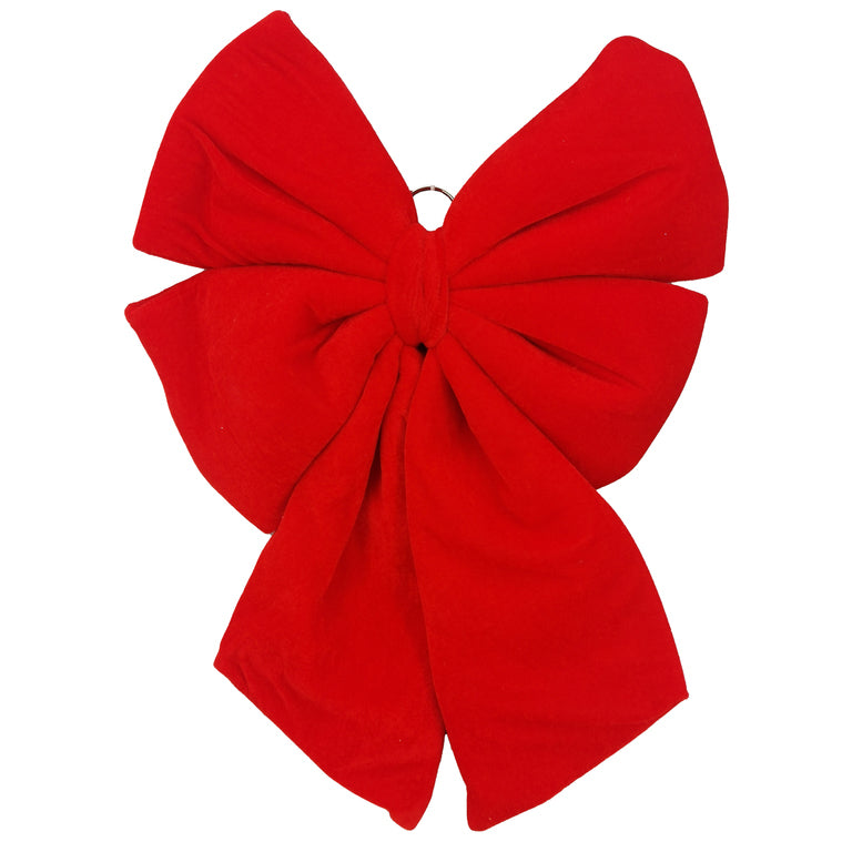 ORNAMENTO LAZO 32CM ROJO