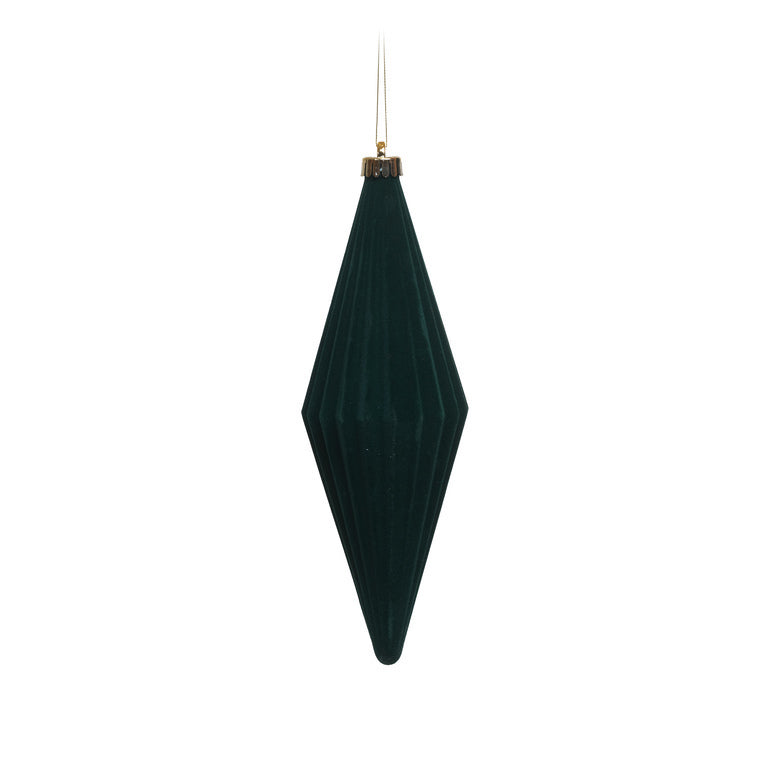 ORNAMENTO 10X30CM VERDE